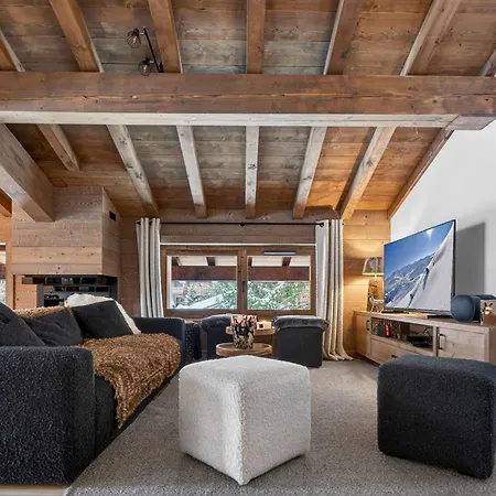 Appartement Luxury Escape With Views And Parking Megève