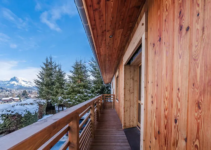 Appartement Luxury Escape With Views And Parking Megève