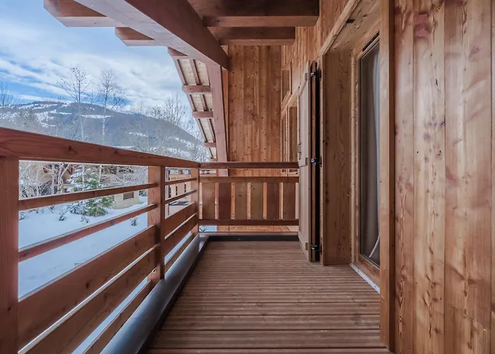 Luxury Escape With Views And Parking Appartement Megève
