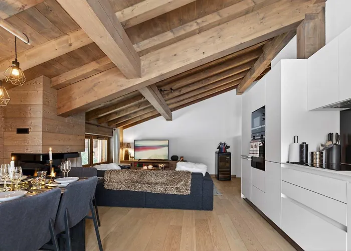 Appartement Luxury Escape With Views And Parking Megève