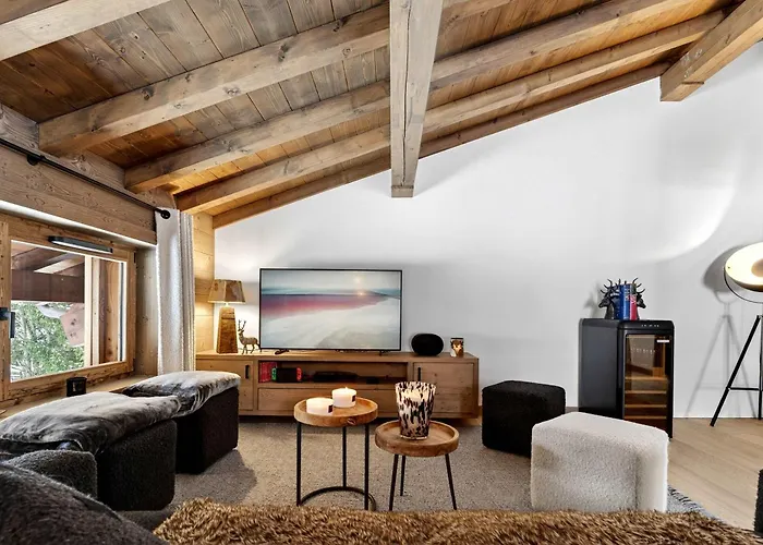 Appartement Luxury Escape With Views And Parking Megève